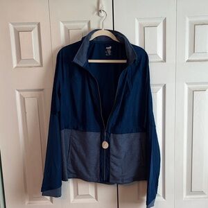 NWT Avia Two-Tone Navy Utility Zip Jacket